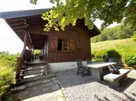 Chalet entier, vue panoramique, ruisseau et sauna.