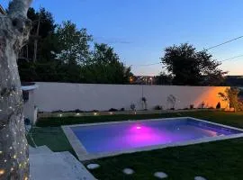 Maisonnette avec jardin piscine non accessible