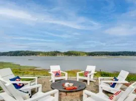 Waterfront Allyn Home with Fire Pit and 2 Kayaks!