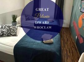 Great Polonia Dwarf Wrocław, nakvynės su pusryčiais namai Vroclave