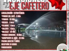 Encantador Apartamento Vacacional Eje Cafetero - PARQUE DEL CAFÉ - Piso 3