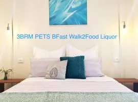 OAK'S BrkFast, WiFi,Fetch,Walk2Pizza,Coffee,Liquor