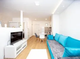 Newly refurnished apartment with large garden