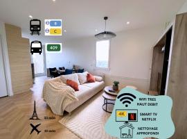 Appartement vue panoramique Antony, 8mn RER B et C