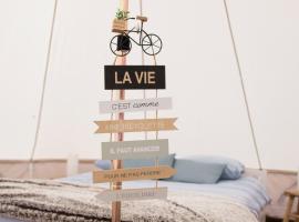 Belair le Camping, luxusní kemp v destinaci Champagnac-de-Bélair