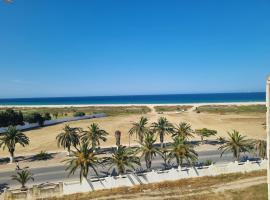 Bel appartement face à la méditerranée, beach rental in Bizerte