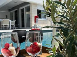Luxury apartment Black Pearl Beluga with private Pool and Jacuzzi &ndash; hotel w Novalji