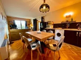 Les Xettes, bel appartement style chalet & balcon