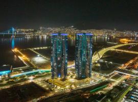 Busan Station BOOKING THE BAY, apartmanhotel Puszanban