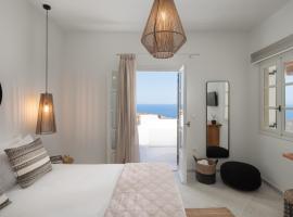 Evdokia - Luxury Olive Yard apartment with Aegean View, country house in Moutsouna Naxos