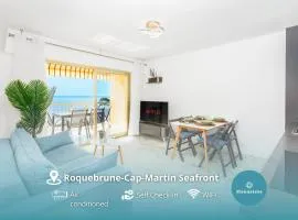 Roquebrune plage - Terrace splendid sea view - BW