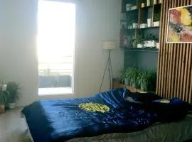 Chambre privée dans un roof-top unique vue 360°
