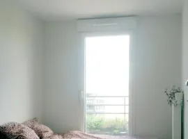 Chambre privée dans un roof-top unique
