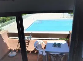 Appart Studio Mezzanine 2 couchages PORT LEUCATE NATURISME PL010-832