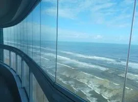 Apto frente mar maravilhoso centro mongaguá