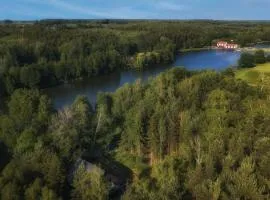 Brzozowa skarpa - dom nad jeziorem przy Suntago