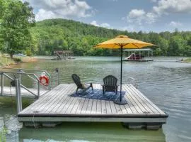 Anchors Away - Lake Nottely - Blairsville GA - Hot Tub, Private Dock, Fire Pits, and Stunning Lake Views at Lake Nottely