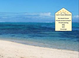 Raimanu Lodge - Climatisation, Fibre, Accès Plage, Parking Privé, ξενοδοχείο σε Haapiti
