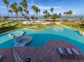 Condomínio pé-na-areia: casa com piscina privativa、Barra do Camaragibeのホテル