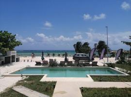 Mahaguay - Estudio frente a la playa, hotel v destinaci Mahahual