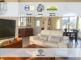 Konforta : Paisible maison d'été avec grand jardin