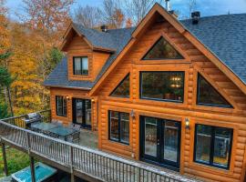 Chalet Le Montcalm, caba&ntilde;a en Saint Adolphe D'Howard