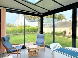 Maison récente à Quiberon, 4 pièces, 77m², quartier calme, proche commerces, jardin, véranda. - FR-1-478-164