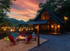The Remedy at Blue Ridge - mountain view cabin with hot tub and two fire pits