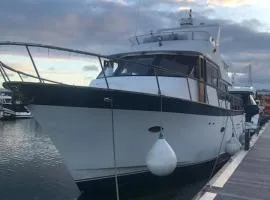 Boat in Torquay marina