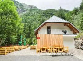 Koča ob izviru Soče、トレンタのシャレー