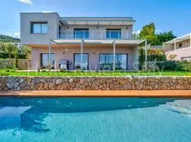 Villa Gaïa, piscine, vue mer, salle de sport