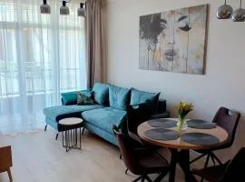 Apartament Grey 52, 3 min od plaży, basen, plac zabaw, darmowy parking!