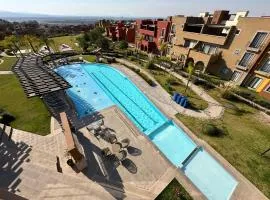 Departamento con Alberca, Jacuzzi, Spa y Padel