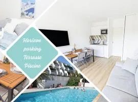 Horizon Piscine, Clim WIFI Parking Cosy 3min de l'étang top prosConciergerie