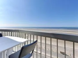Annonce professionnelle. Agréable Studio cabine 4ème étage front de mer, pour 3 personnes maxi à HARDELOT PLAGE.