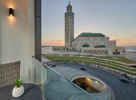 TheCasaEdition - BEL AZUR RESIDENCY, SEA VIEW & HASSAN II MOSQUÉ, hotell i nærheten av Hassan II-moskeen i Casablanca