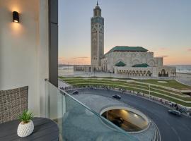 TheCasaEdition - Bel Azur - Sea View & Hassan II Mosqué Residency、カサブランカのホテル