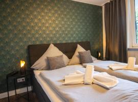 Messewohnung f&uuml;r 5 G&auml;ste mit Balkon und Lift