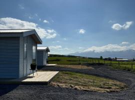 Country cottage with great view to the glacier, Eyjafjallajökull and Westman Islands, hotel v destinaci Hvolsvöllur