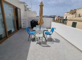 Spacious Townhouse with a Terrace overlooking Valletta's Grand Harbor