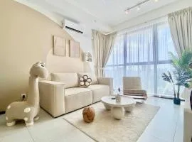 Urban Suites #Soft creamy #Infinity Pool #local neighbourhood #4pax #2BR 2bath #2Queen #Quality well maintained #Private host