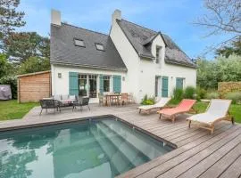 Maison pour 8 - Piscine chauffée - 100m de la plage