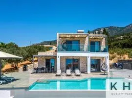 Blue pearl Villa with Private Pool in Afrato Village! Infinite sea views!
