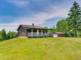 Rustic Cabin in West Danville with Deck and Fire Pit!
