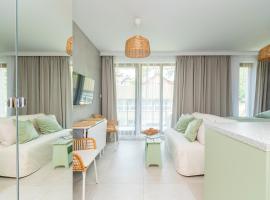 APARTAMENTY MIERZEJA - STEGNA PARK STUDIO, 500 m od plaży, bezpłatny meleks
