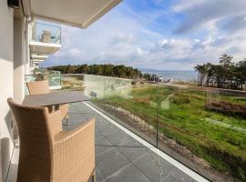 D&uuml;nenresidenz Prora - Ferienwohnung mit Meerblick, 2 Schlafzimmern, Sauna und Balkon NP-404, hotell i Binz