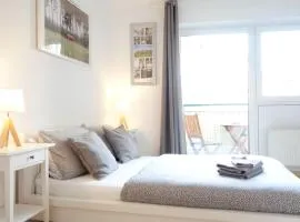Studio in Dresden Neustadt balcony and parking