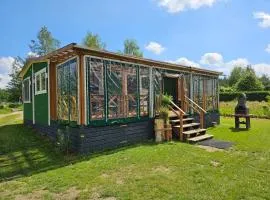 Domek letniskowy zielony-całoroczny