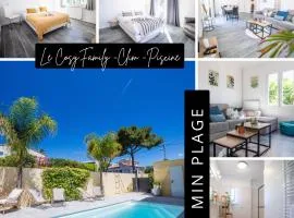COSYFAMILY 1er étage Piscine -WIFI- NEUF-FAMILLE -15MIN PLAGE - TOP PROS SERVICESConciergerie