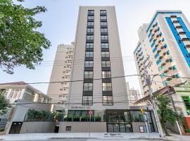 Studios Rio Branco by Viva - Prédio moderno, aptos com cama king-size no centro de Floripa